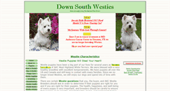 Desktop Screenshot of downsouthwesties.com